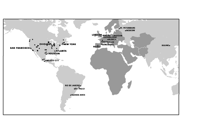 (HINES PROPERTIES MAP)